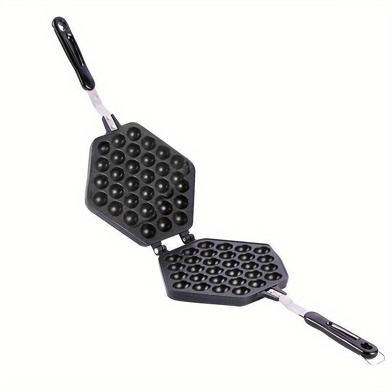 Non-Stick Aluminum Egg Waffle Pan for Breakfast and Kitchen Creations