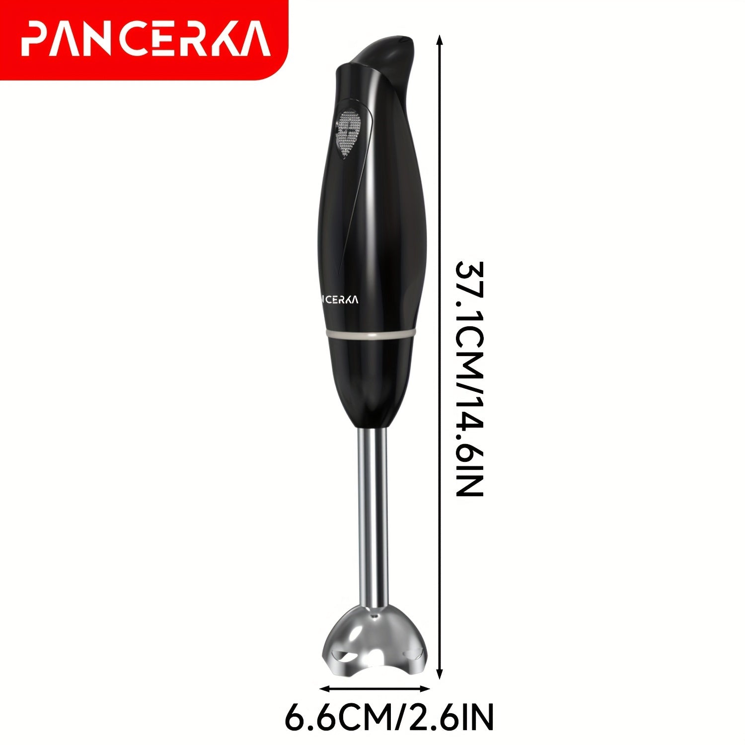 100W qo‘l blenderi to‘plami, mis motor, zanglamaydigan po‘lat pichoq, ko‘taruvchi, ko‘pirtiruvchi, sho‘rva va smuzi uchun