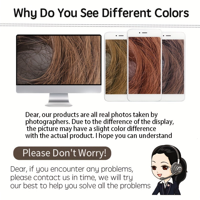 Women's Synthetic Curly Wavy Hair Bun Scrunchie in Dark Brown and Blonde