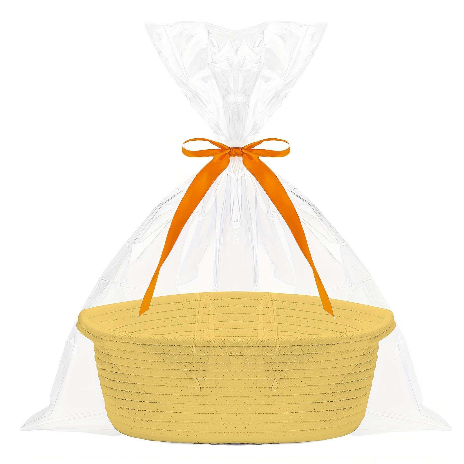 Shaxsiylashtirilgan tikilgan sovg'a savati, tutqichlari bilan, to'plovchilarni, uy hayvonlari yotoqlarini va boshqalarni tartibga solish uchun ideal. O'lchamlari 30.48 sm X 20.32 sm X 12.7 sm.