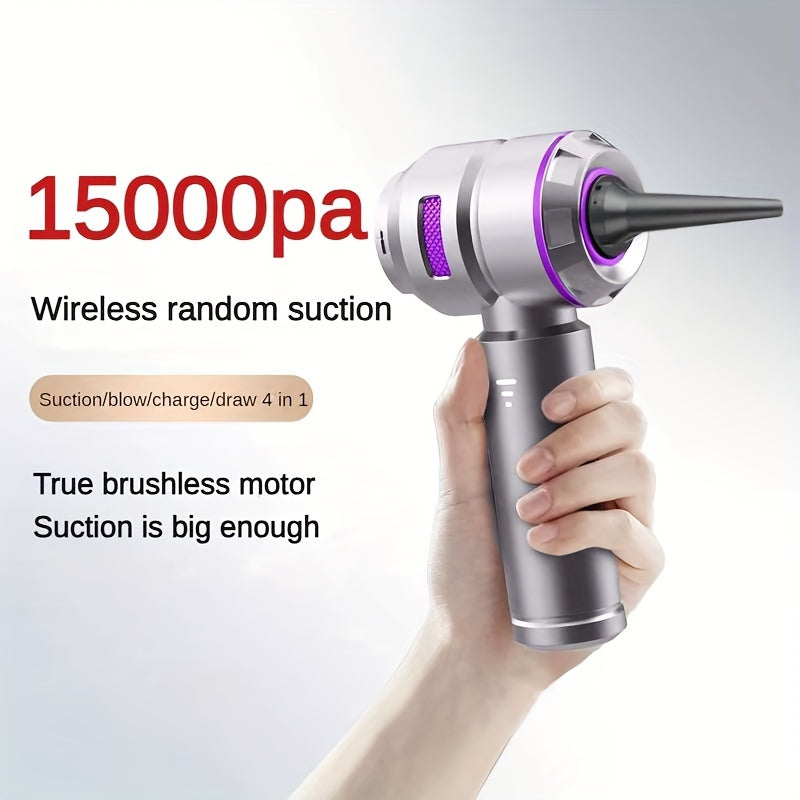 Kuchli qo'l vakuum tozalagich, uzoq muddatli batareya, simsiz va barcha yuzalar uchun ko'p funksiyali aksessuarlar bilan.