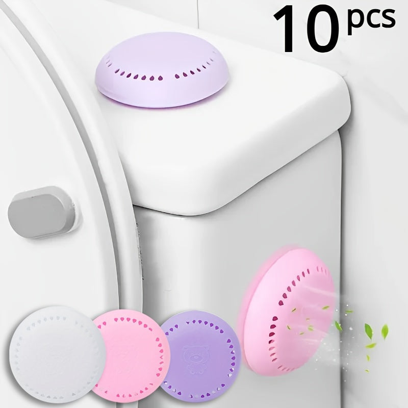 Set of 10 Long-Lasting Scented Air Fresheners in Protective Shells for Home Car Bathroom