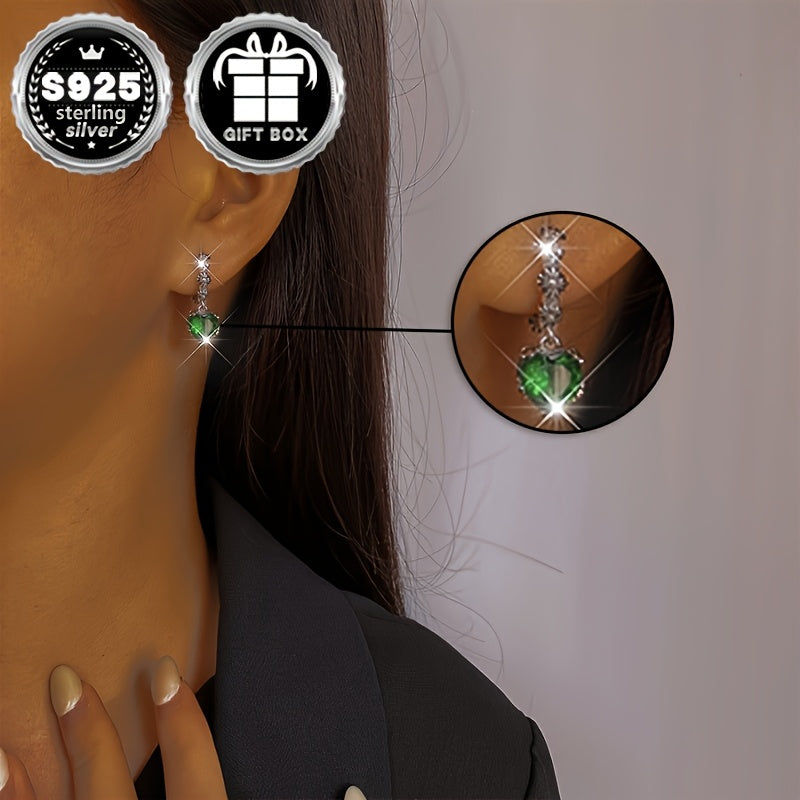 Chic va murakkab gippoallergen yurak shaklidagi iris gullari bilaguzuklari 925 sterling kumushdan tayyorlangan (taxminan 6.9g og'irlikda)