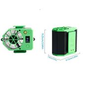 Portable fan with power bank 4-speed 8000RPM 10000mAh up to 22h outdoor travel fishing USB