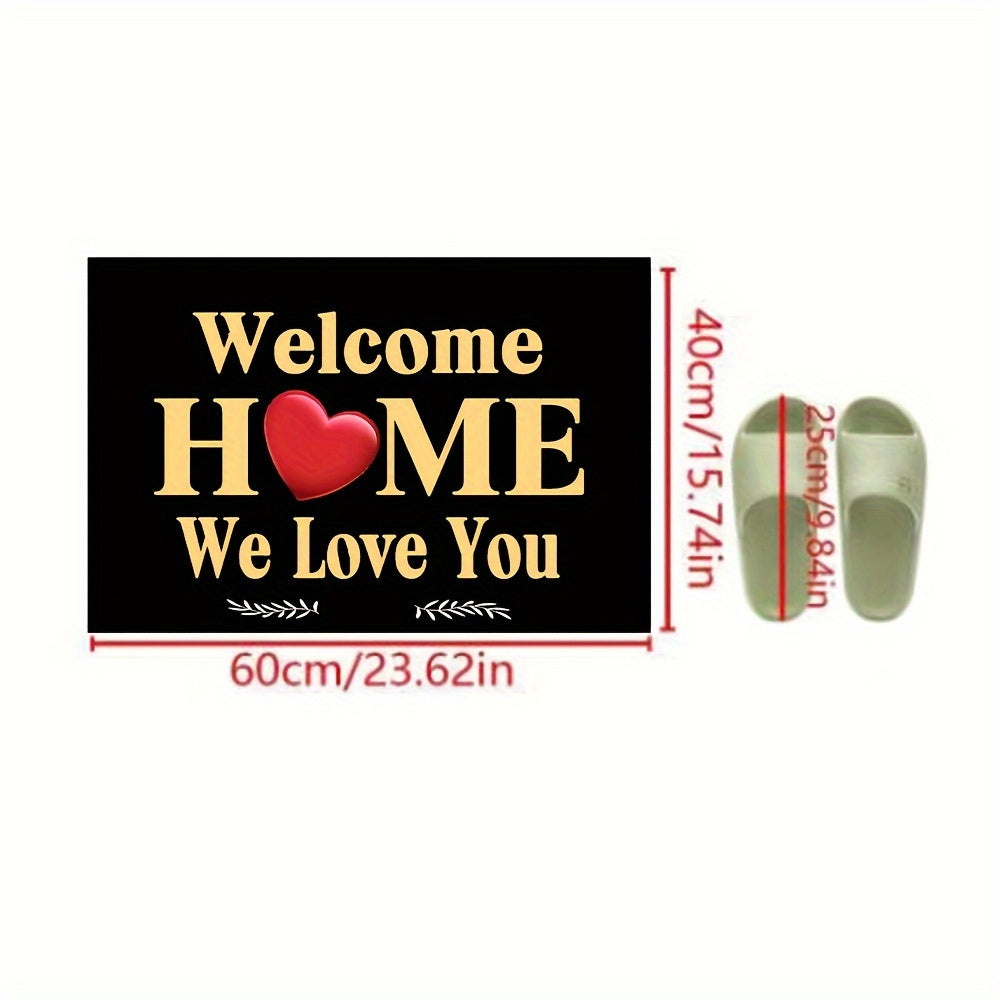 Felpudo de bienvenida para el hogar, interior y exterior, alfombra antideslizante, alfombra para autocaravana, patio, alfombra