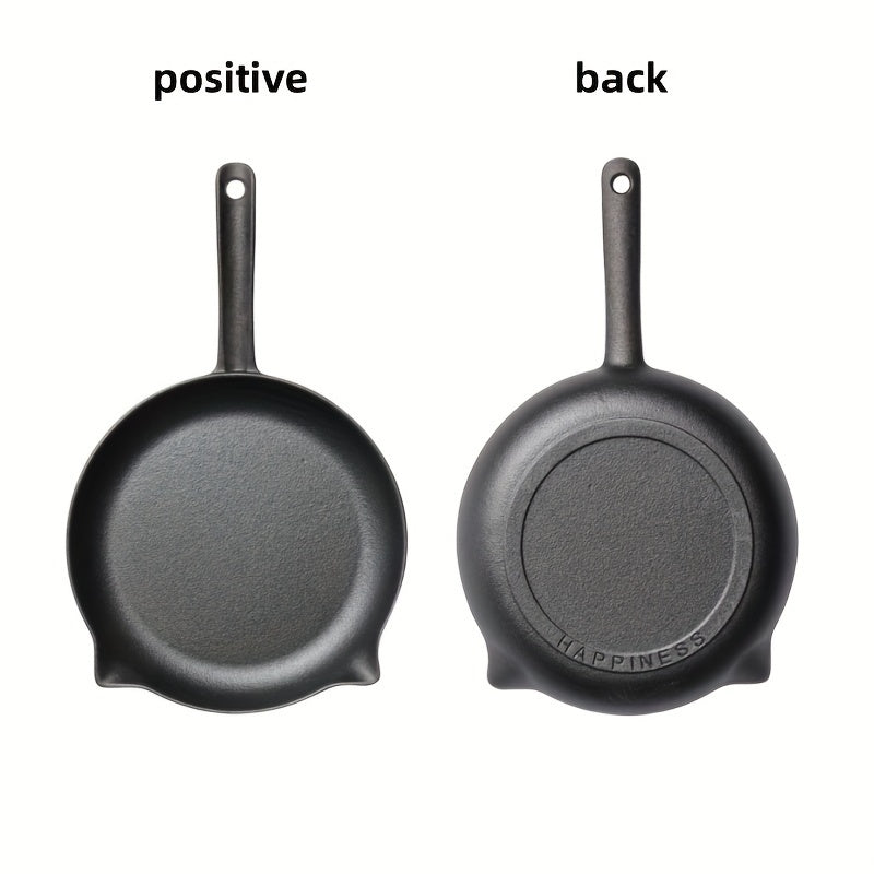 Two-Piece Cast Iron Skillet Set Non-Stick Oven Safe Camping Cookware
