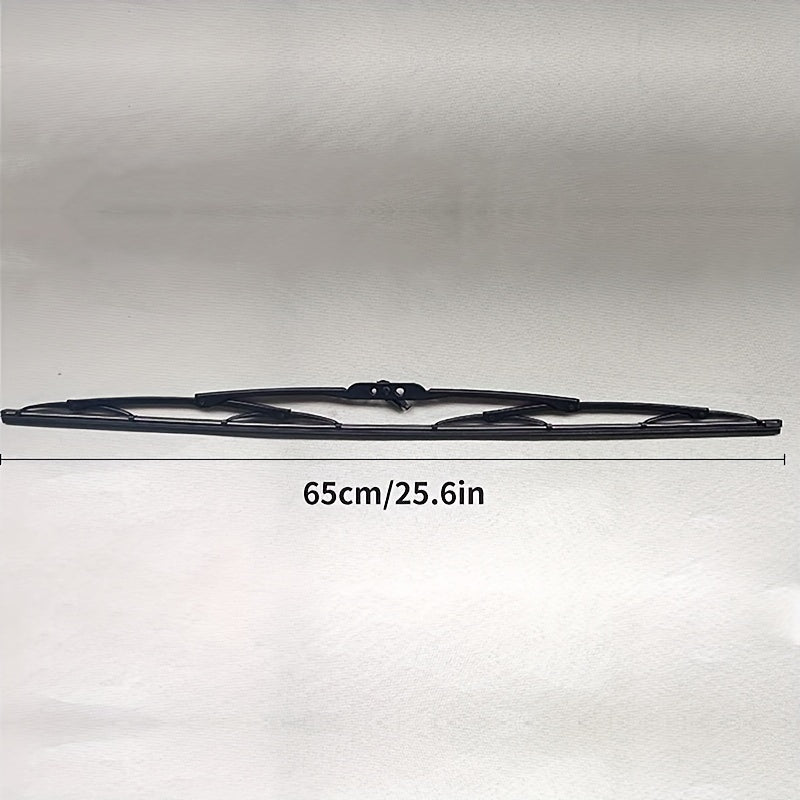 Черная металлическая щетка-стеклоочиститель с натуральной резиной для всех автомобилей с U-образным крюком