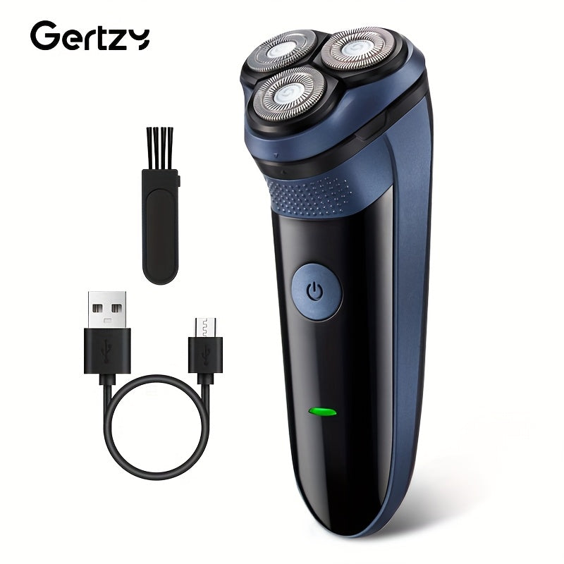 Afeitadora eléctrica para un afeitado suave y cómodo, recorte facial, carga USB, regalo de vacaciones