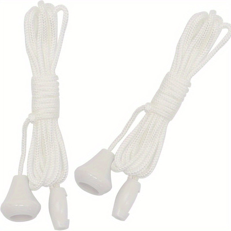 2pcs Nylon Ceiling Switch Cord Pulls for Bathroom and Living Room
