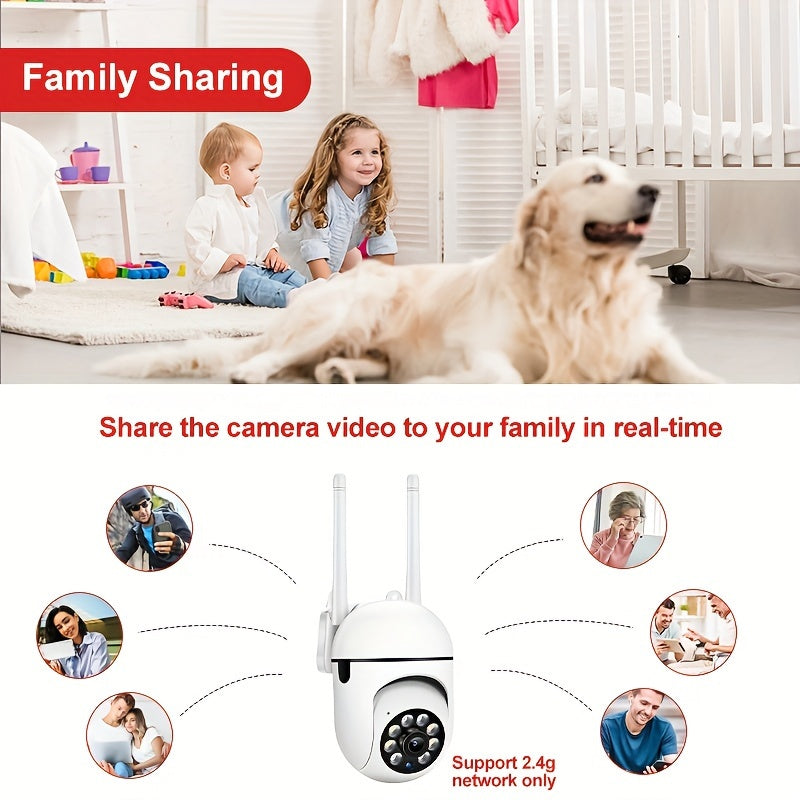 Outdoor Night Vision Security Camera HD 5G WiFi for Home Surveillance