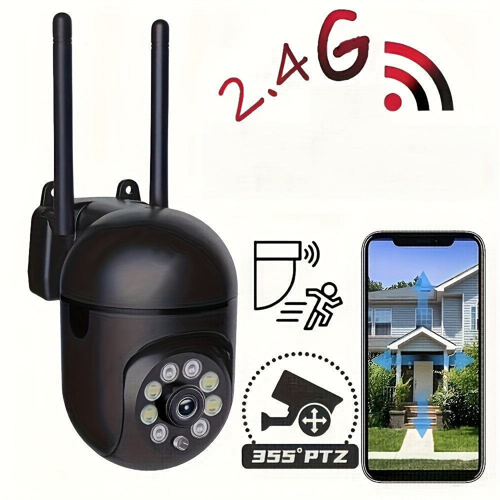 Indoor 1440p HD WiFi Security Camera with Night Vision Pan Tilt Two-Way Audio