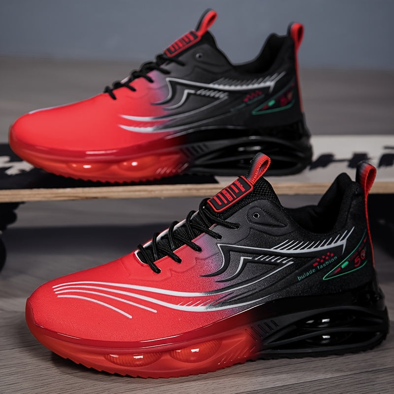 Мужские спортивные кроссовки из дышащей сетки, легкие, повседневные, уличный стиль, геометрический узор Аргайл