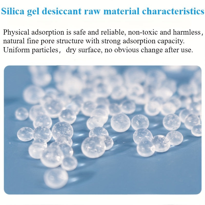 Household Reusable Color Changing Silicone Dehumidification Pack 399g Moisture Absorber