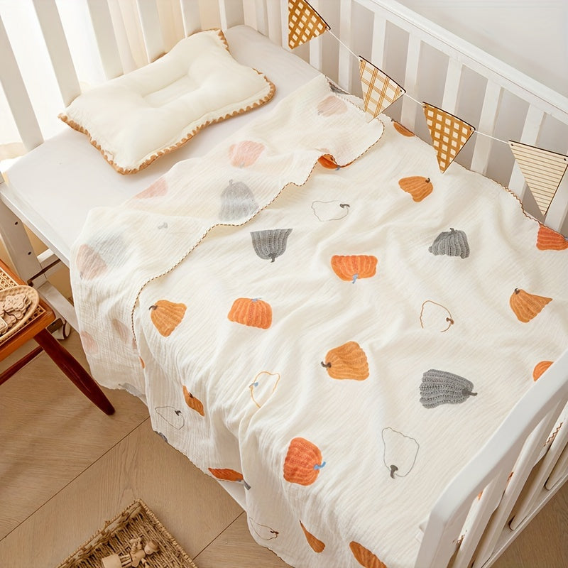 Infant Summer Thin Quilt Cover Breathable Full Gauze Wrinkle Cloth Air-Conditioned Room