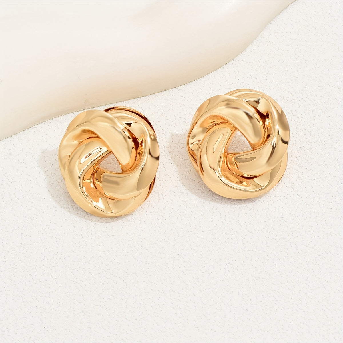 Женские золотые серьги-кольца с спиралью в готическом панк-стиле, украшения из железа