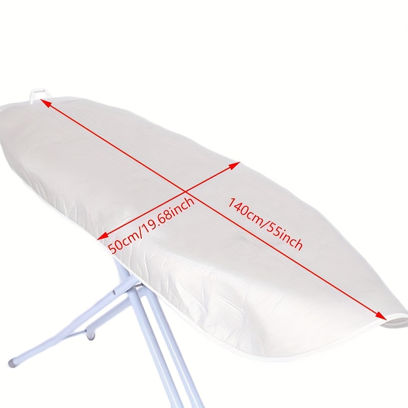 Silver Ironing Board Cover 140x50cm Wrinkle-Resistant Heat-Resistant Washable