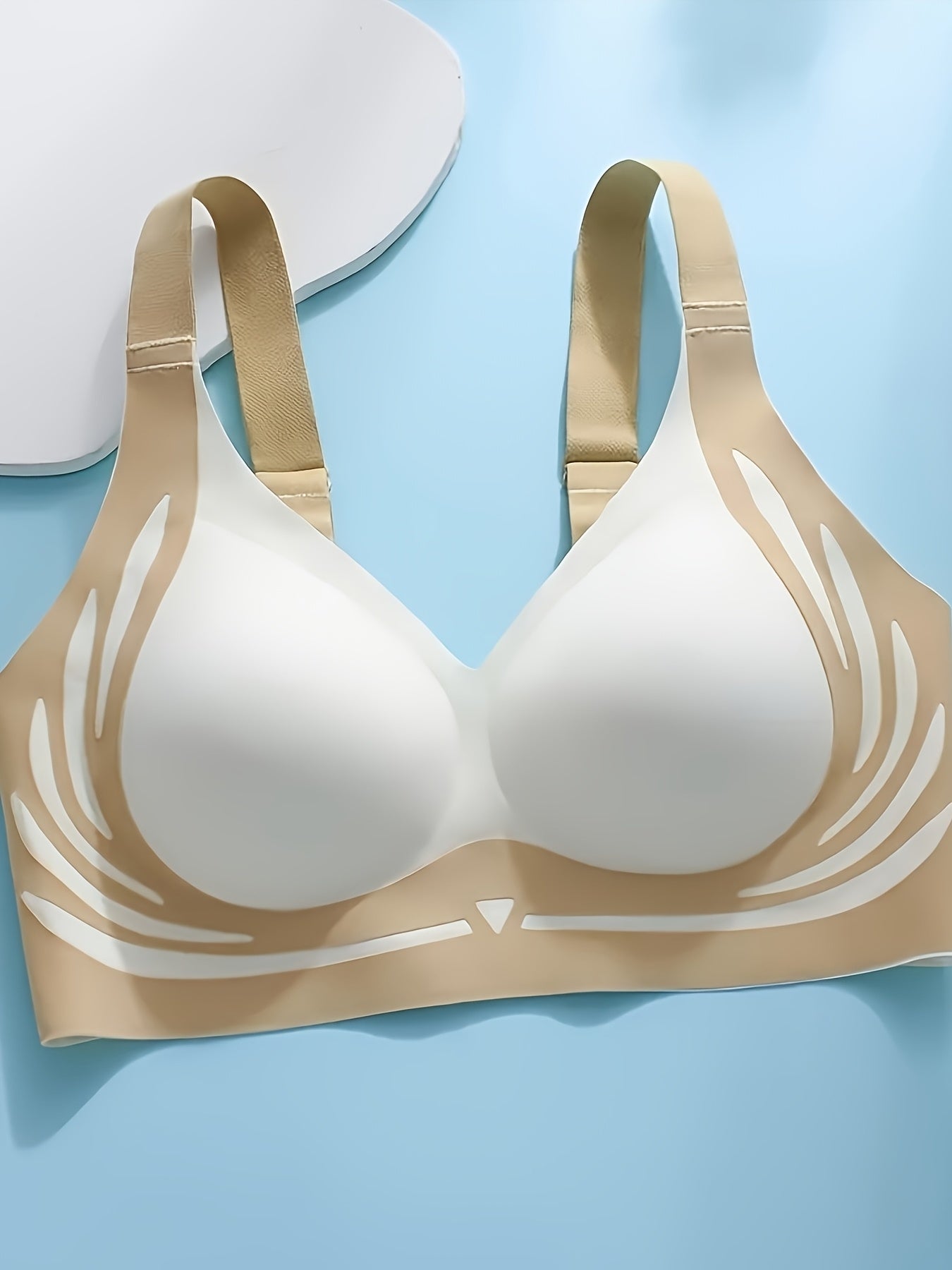 Women's Nylon Sports Bras 4-Pack, Color Block, High Support, Removable Pads