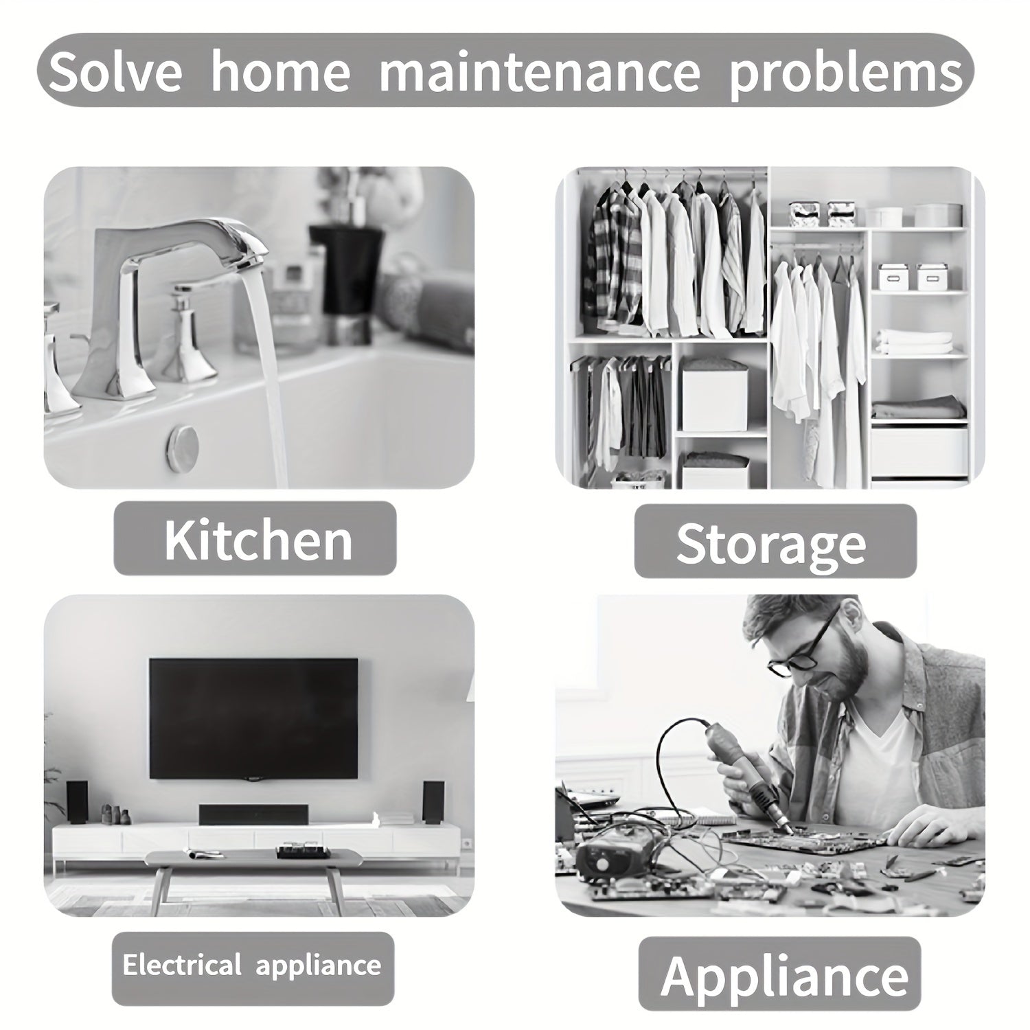 Repair Tools 15/23pcs Set Durable DIY Toolbox Hardware for Home Decoration