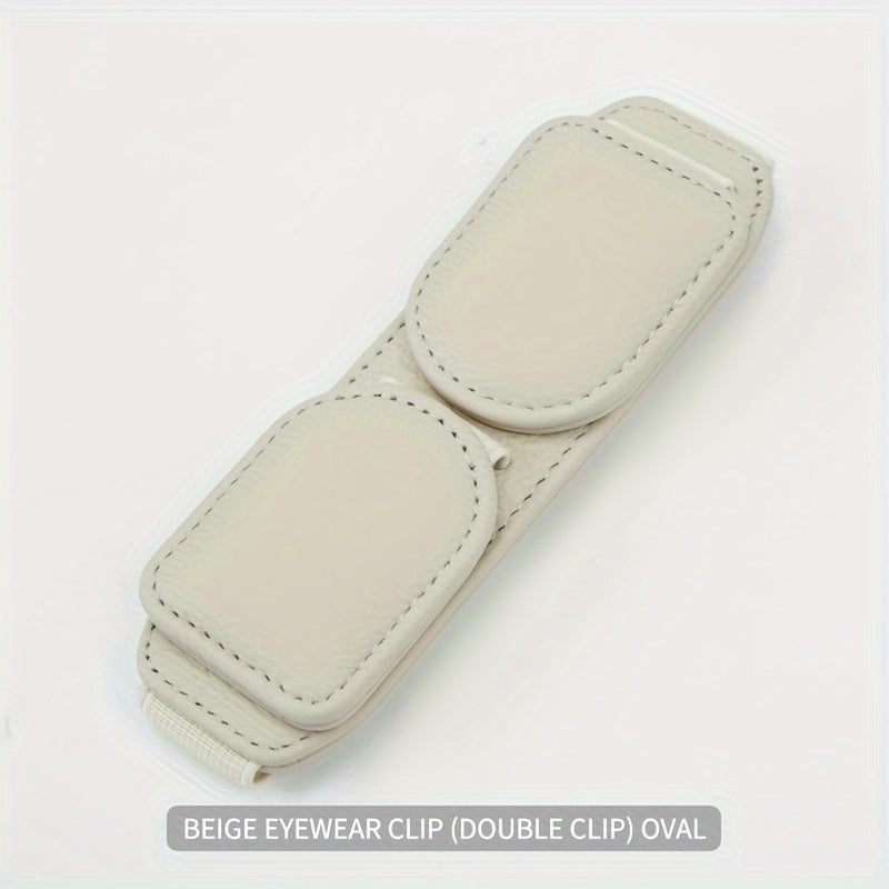 Avtomobil shovog'iga magnitli ko'zoynak tutgichi, ikki tomonlama klipli tashkilotchi, chiptalar uchun bo'shliq bilan