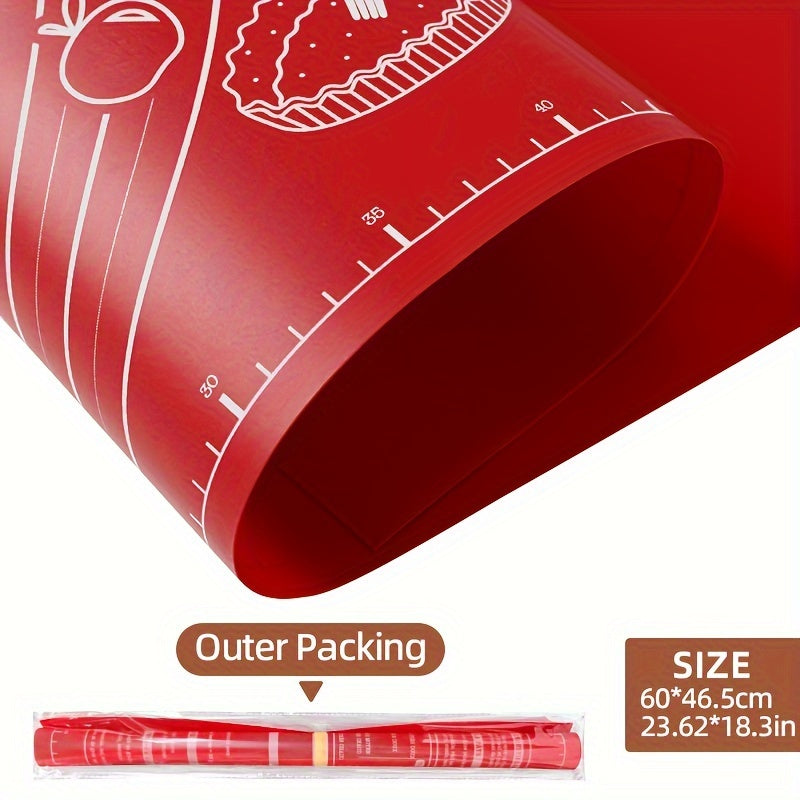 Variety Pack Non-Stick EVA Baking Mats for Dough Rolling and Pastry Baking