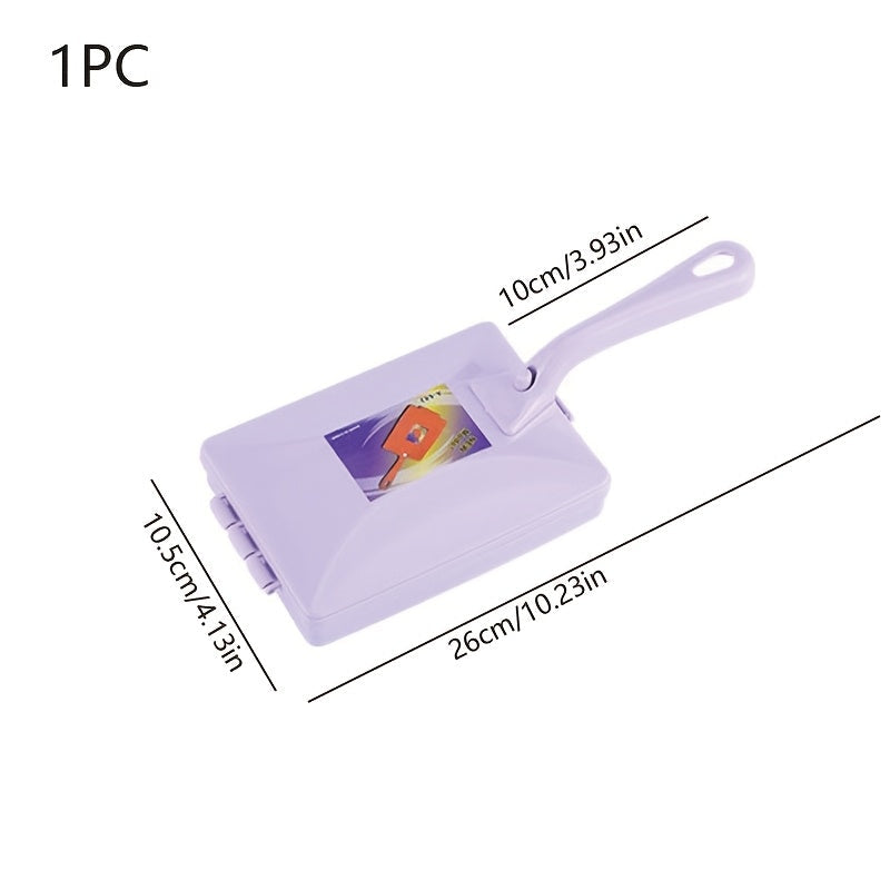 Katta tutqichli gilam va divanni tozalash uchun asbob, ikkilamchi rulonli changyutgich bilan, pushti, ko'k yoki to'q purple ranglarda