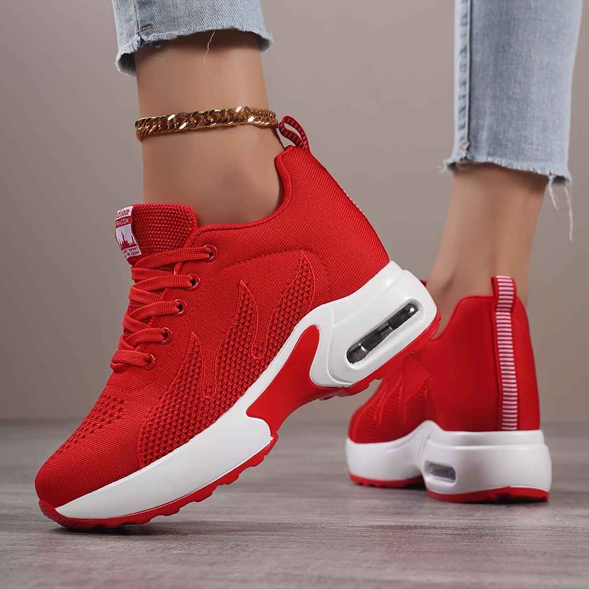 Women's Breathable Slip-On Sneakers with Lift Technology All-Season Comfort