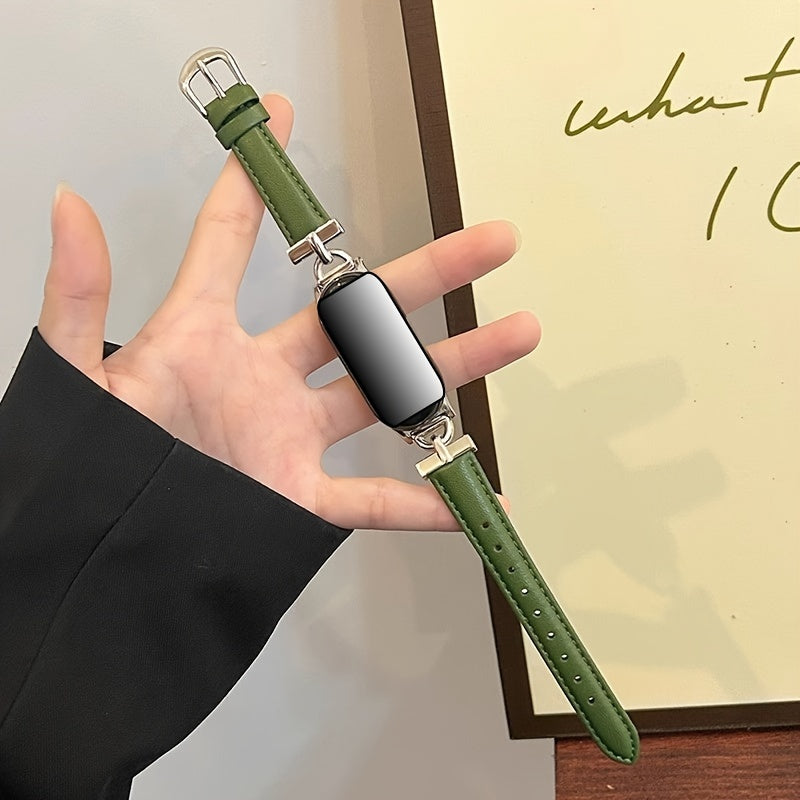 Synthetic Leather Watch Strap for Men and Women with D-Buckle NFC Fit Durable Breathable