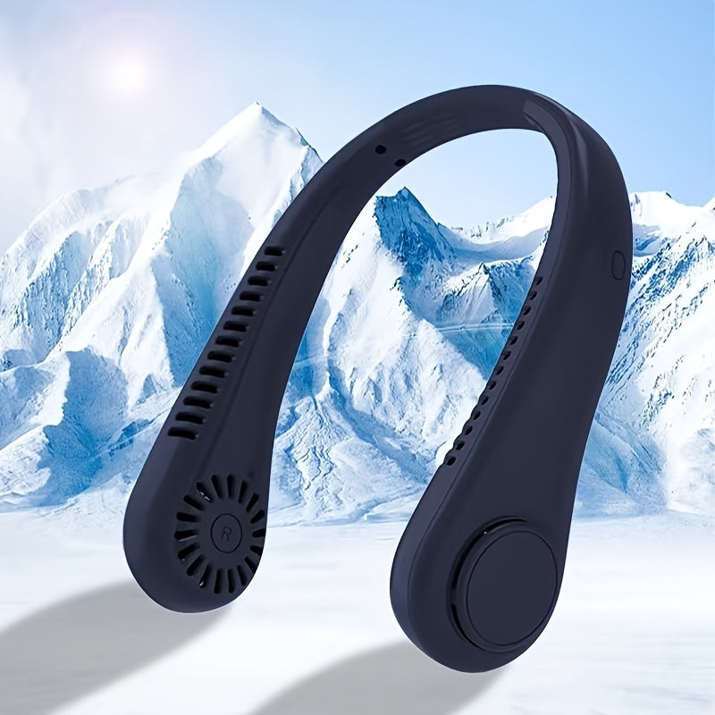 Rechargeable Sports Neck Fan Portable Cooling Device Lightweight for Outdoor Activities