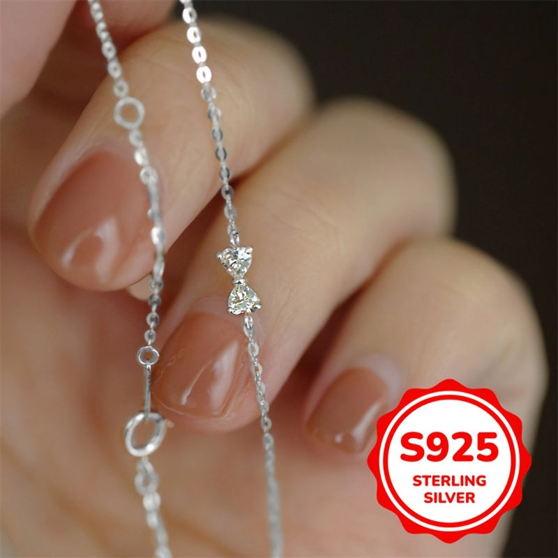 Pulsera de plata 1.5g S925 con diseño de mariposa brillo dorado regalo de San Valentín para novia