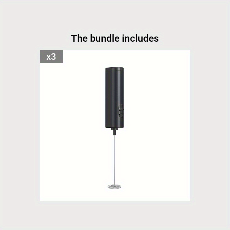 Elektr milk ko'kirtgich qo'lda ishlovchi qaymoq uragichi, qora, batareyali, qahva latta san'ati uchun