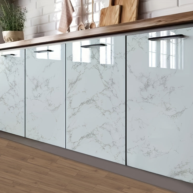 Marble Self-Adhesive Wallpaper Stickers Waterproof Oil-Resistant for Kitchen Bedroom