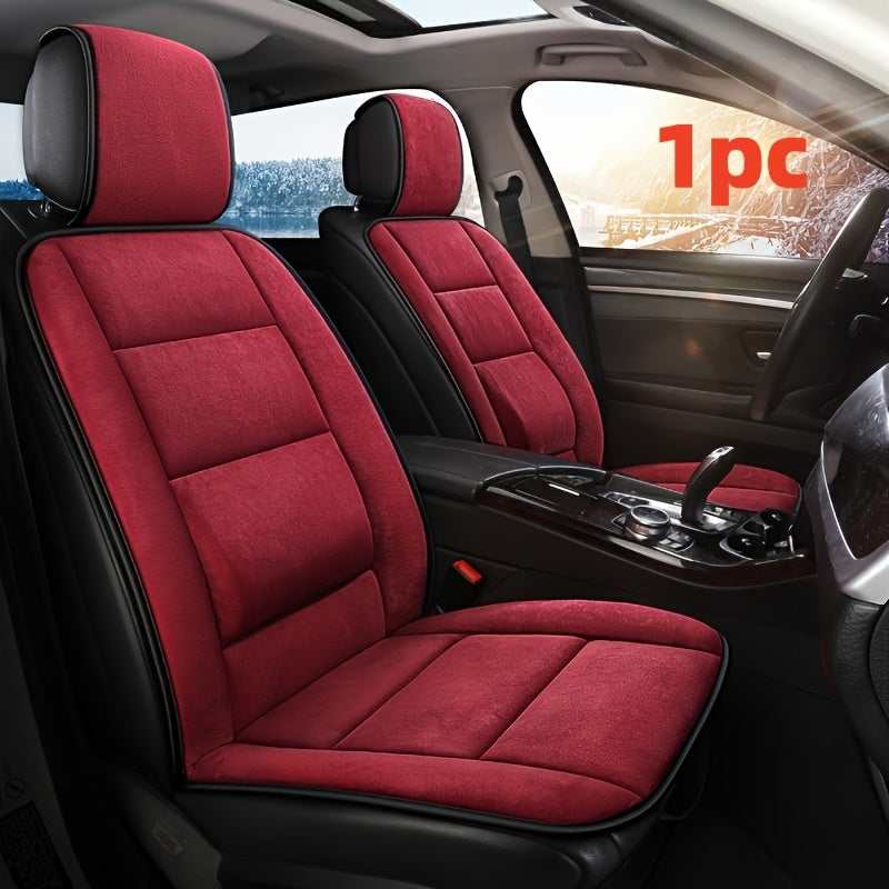 Barcha mavsumlar uchun mo'ljallangan yumshoq avtomobil o'rindiq yostiqchasi L-shakl, issiq va qulay, qayta ishlatiladigan