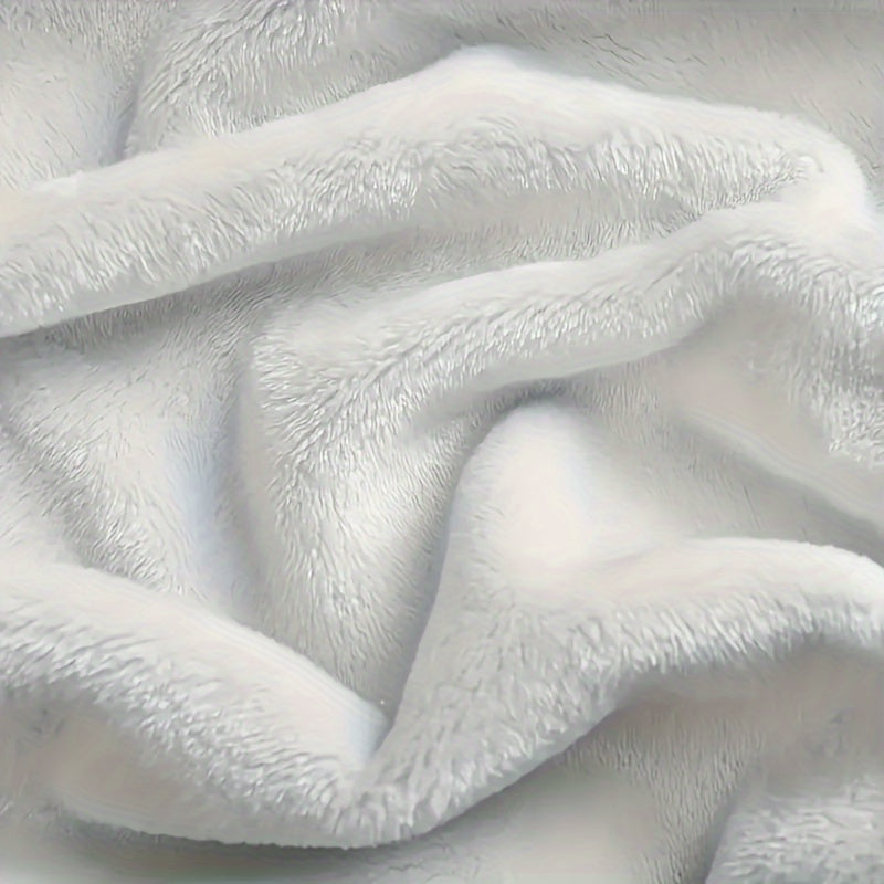 Cozy Flannel Throw Blanket with Mexican Burrito and Ham Pizza Design for Couch Bed Travel