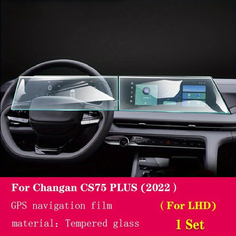 Car GPS Navigation LCD Screen Tempered Glass Protective Film for Changan CS35