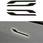 4 Pack Black Matte Self-Adhesive Car Door Handle Protector Stickers for Tesla Model 3 Y
