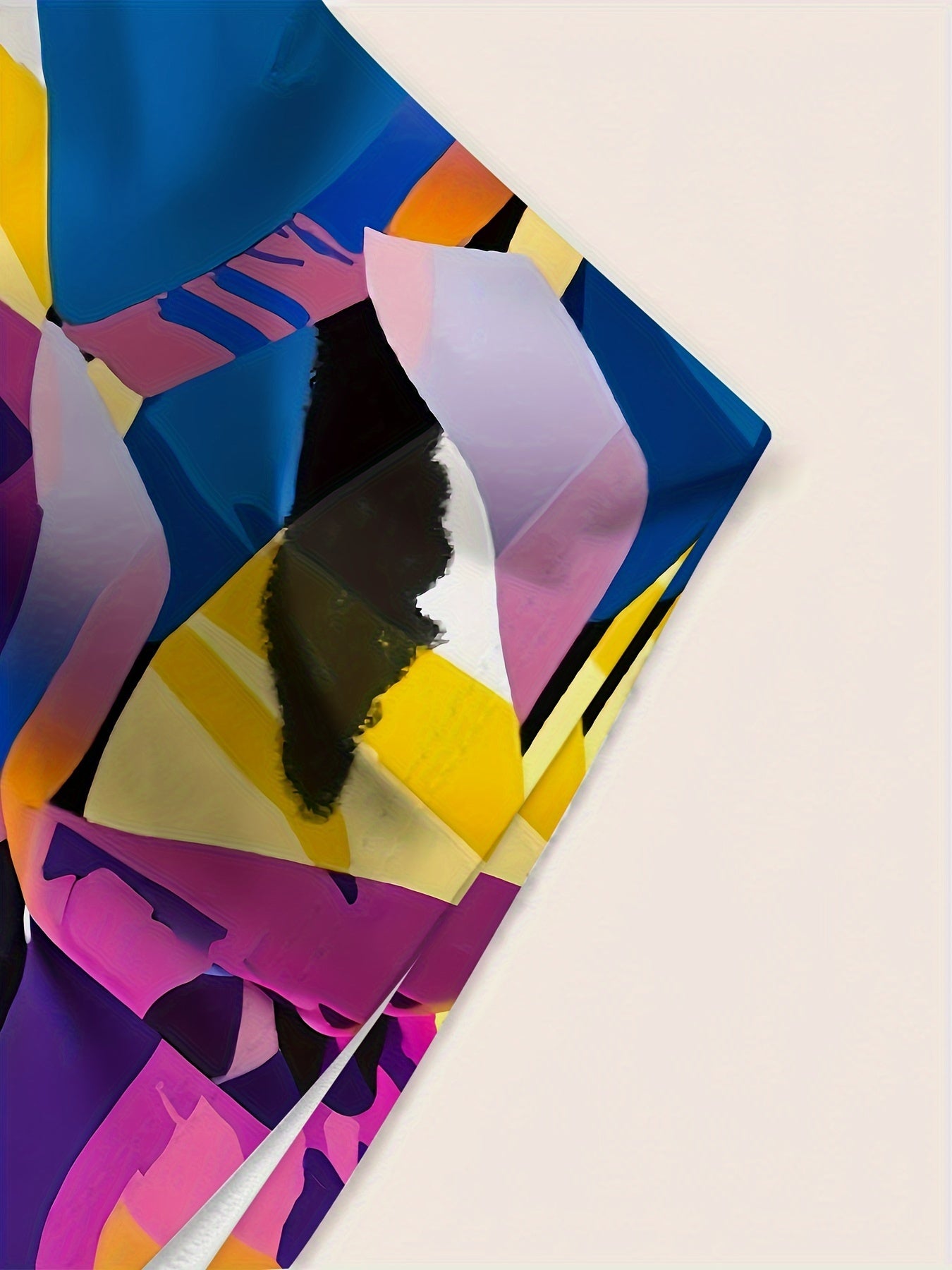 Women's Plus Size Geo Print Lounge Set Short Sleeve Crew Neck Top and Shorts Pajama