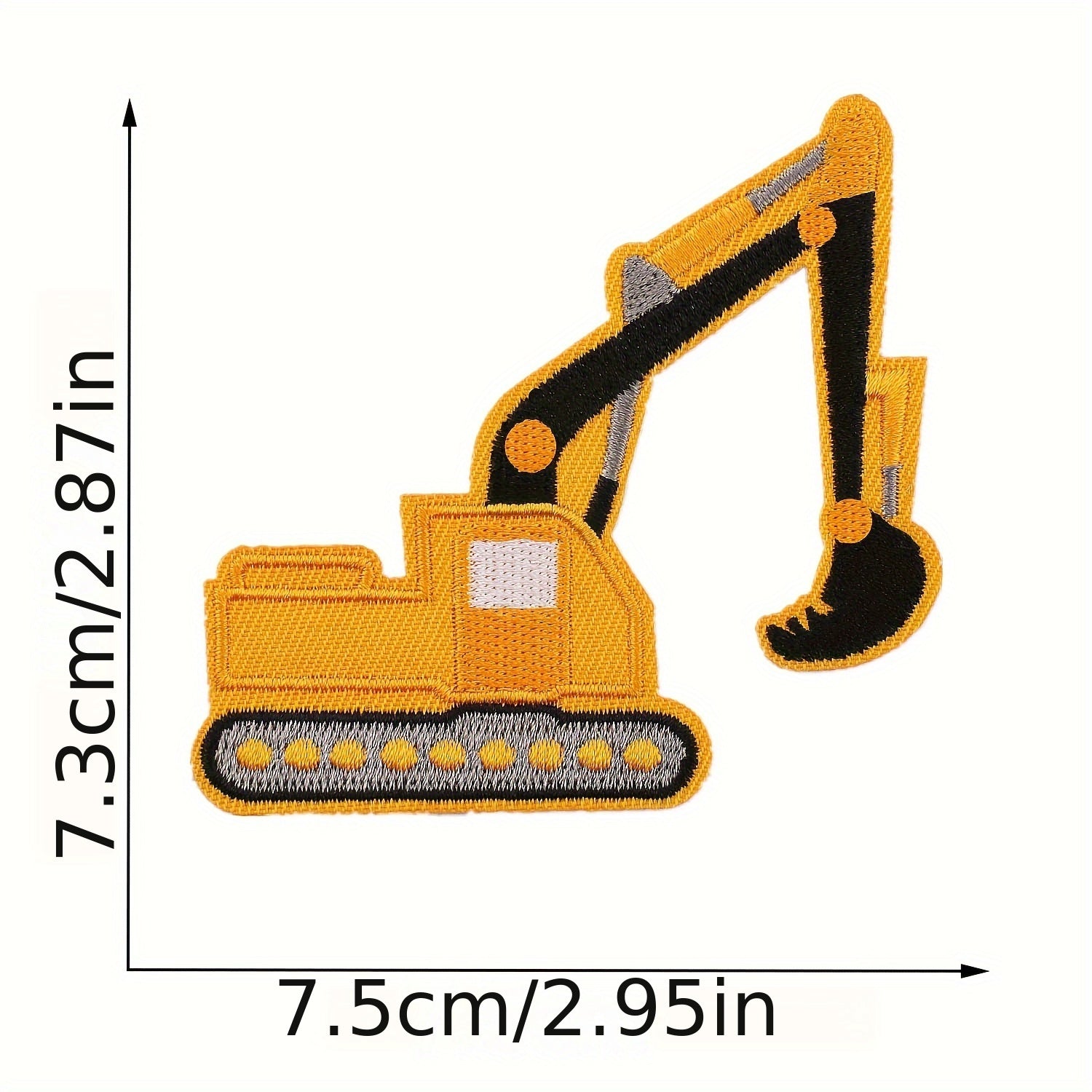 16pcs Cartoon Car Iron-On Patches for Clothing DIY Crafts Embroidered Appliques