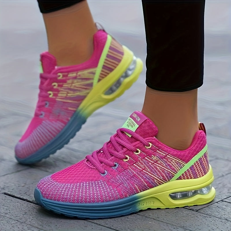 Women's Sports Shoes Shock-Absorbing Running Sneakers for Tennis, Training, Travel