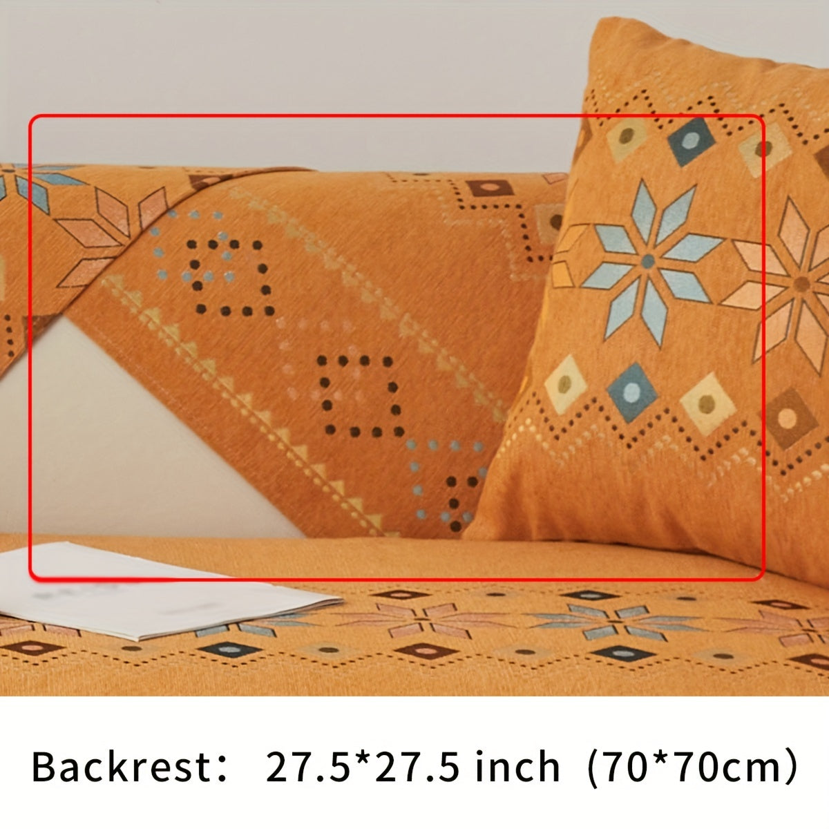 Chenille Sofa Slipcover Protects Furniture for Home and Office Decor