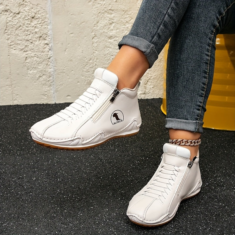 Zapatillas slip-on para mujer, calzado casual para exteriores, suela de goma antideslizante