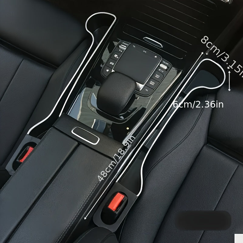 2PCS Car Seat Gap Organizer Cup Holders Fit Front Rear Keep Car Clean