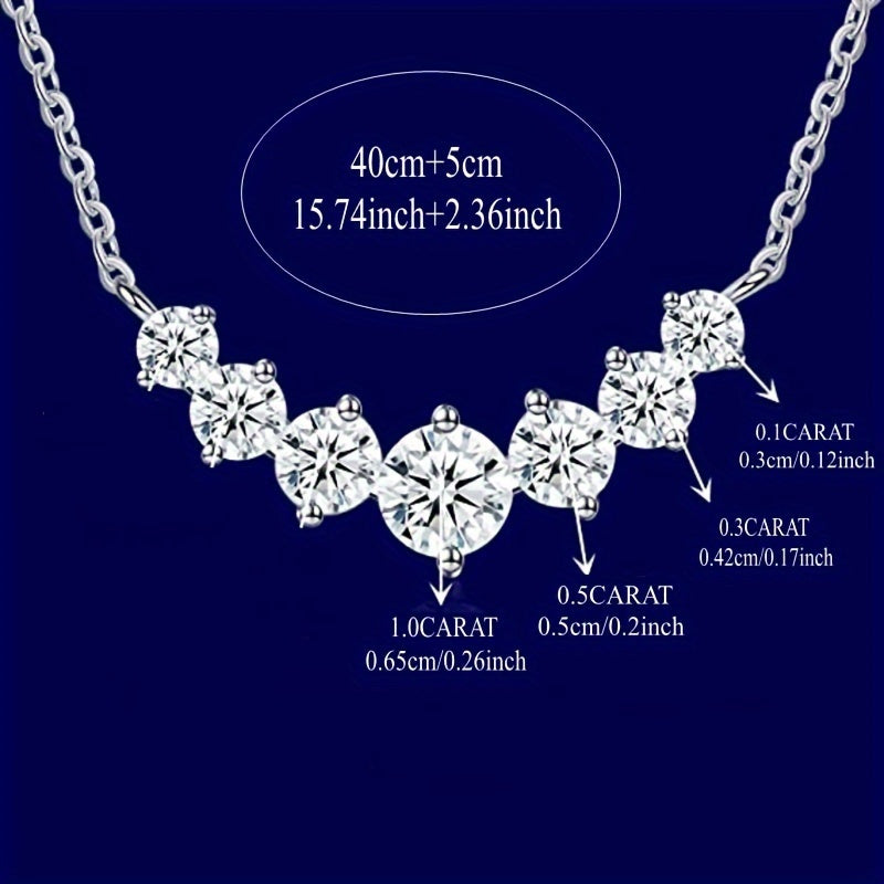 2.8 Karat Moissanite Yetti Yulduzli Qatorli Olmos Marjon 925 Sterling Kumushdan tayyorlangan, to'y kelin va kuyov uchun, Halloween uchun mos kiyim banketiga juda mos. Ushbu gippoallergen, zamonaviy va klassik buyum, tarixiy partiyalar, ta'til uchun ideal.