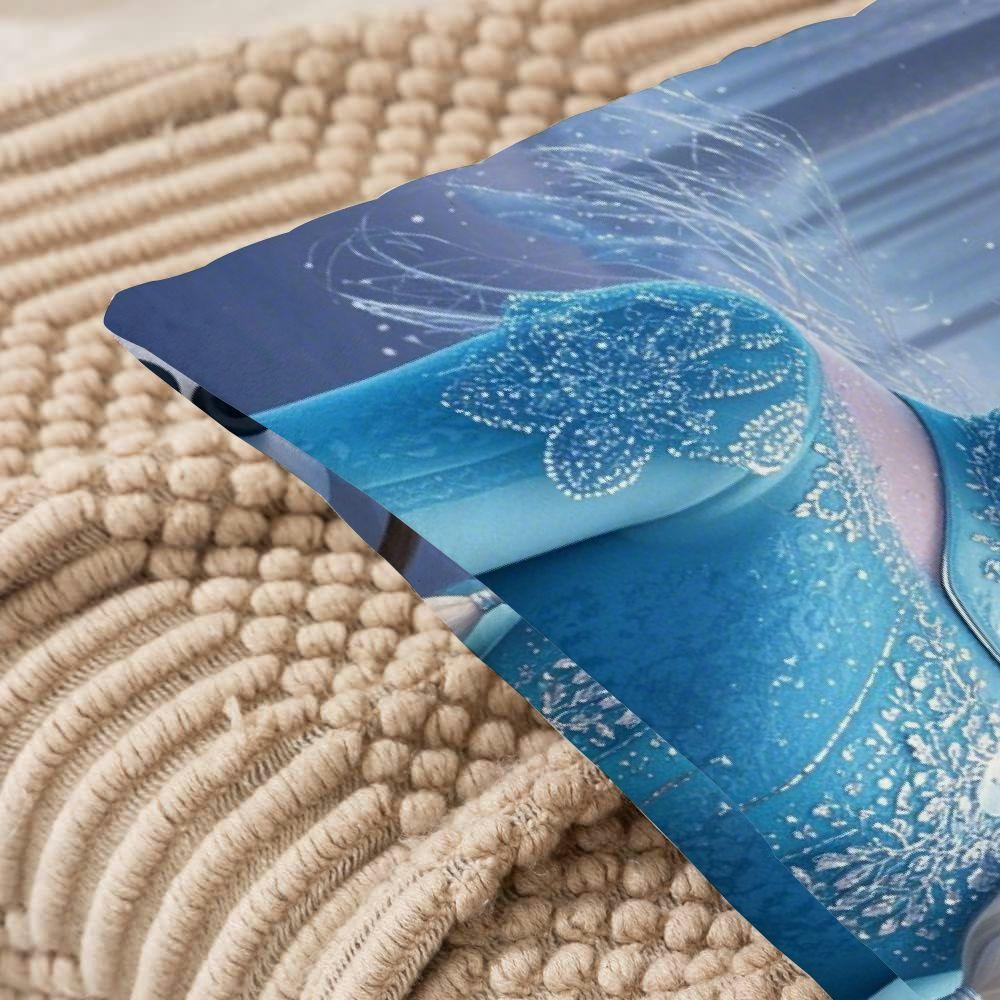 Set of 2 Soft Polyester Double-Sided Pillow Covers for Sofa and Outdoor Decor