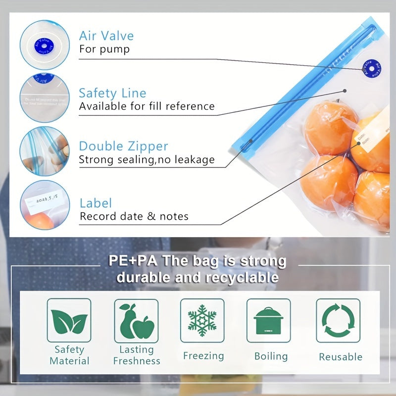 Rechargeable Food Vacuum Sealer with Lithium Battery for Preservation