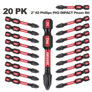 Impact Phillips Screwdriver Bits 50mm 5/10/20pcs for Wood Metal Plastic