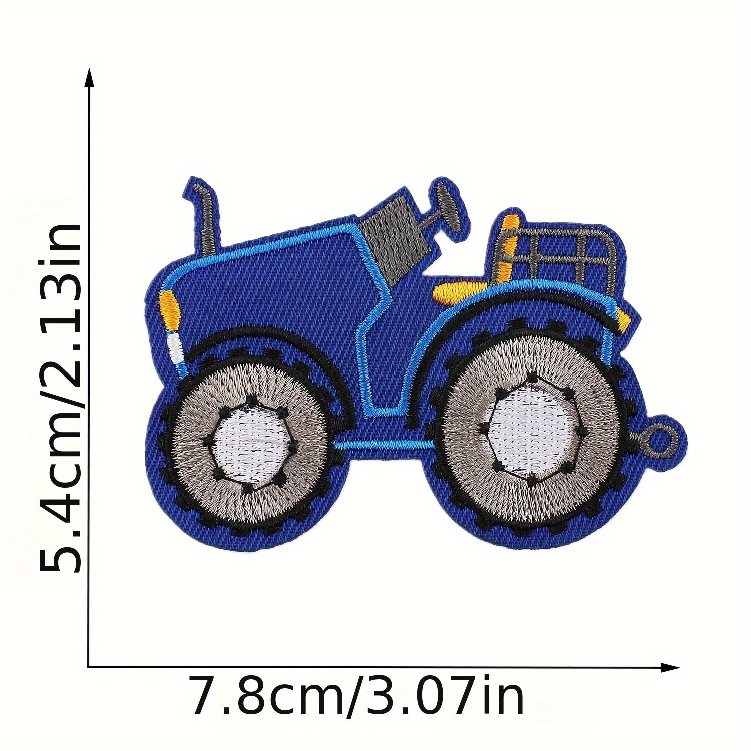 Наклейте или пришейте набор из 16 шт. патчей с мультяшными машинами для проектов DIY на одежде, куртках, джинсах, штанах, платьях, рюкзаках, шляпах для украшения на Рождество и День Святого Валентина. Вышитые аппликации для ремонта и уникальных подарков.