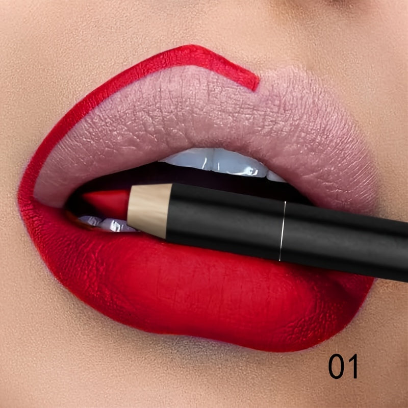Lápiz de perfilador de labios mate para mujer, de larga duración, tono baya, 1 pieza

Source:
Women Matte Lip Liner Pencil, Long Lasting, Berry Tone, 1 Piece