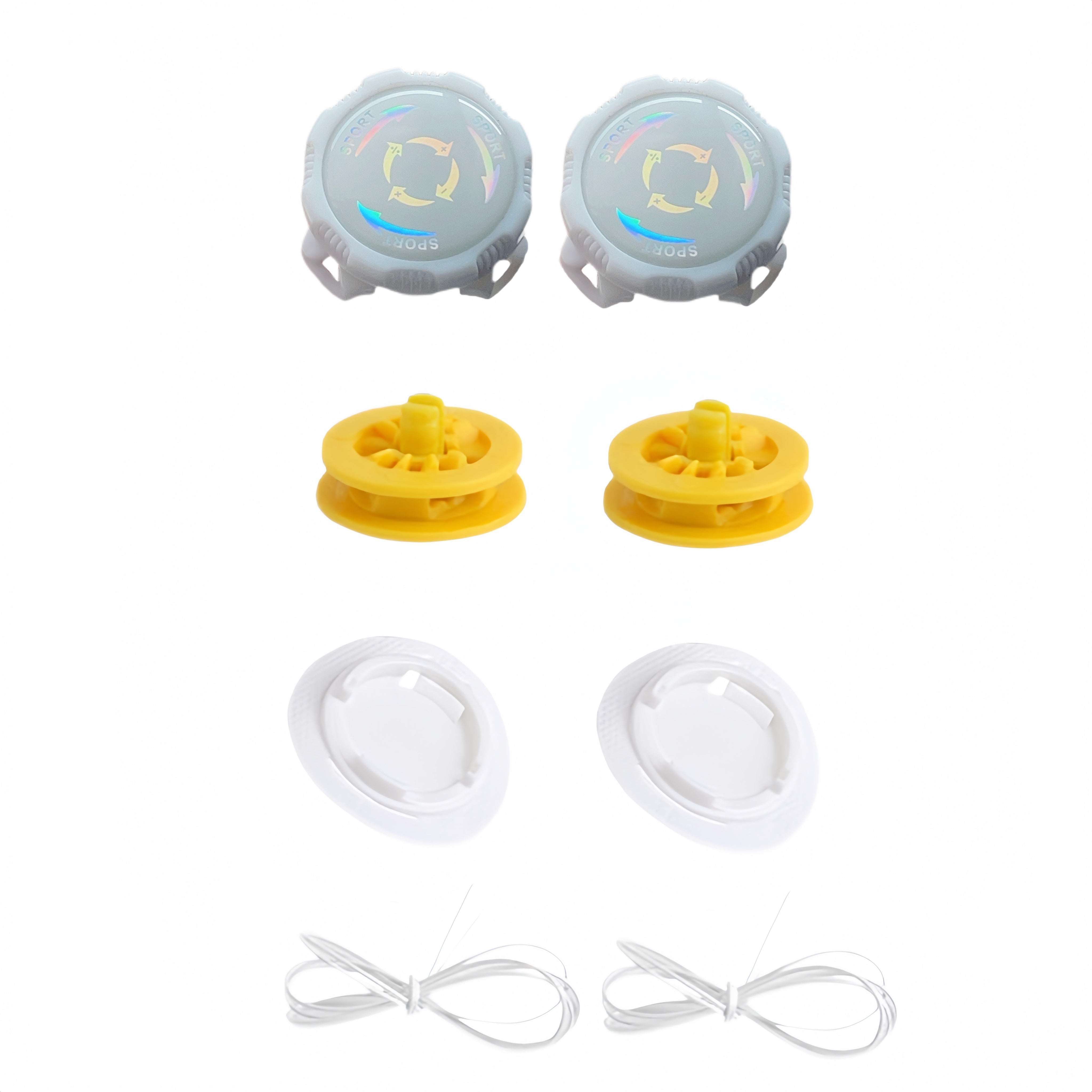 No-Tie Shoelaces with Rotating Buckles for Sneakers and Boots 1 Pair