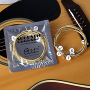 Brass Hexagonal Steel Core Acoustic Guitar Strings Set for Improved Sound and Durability