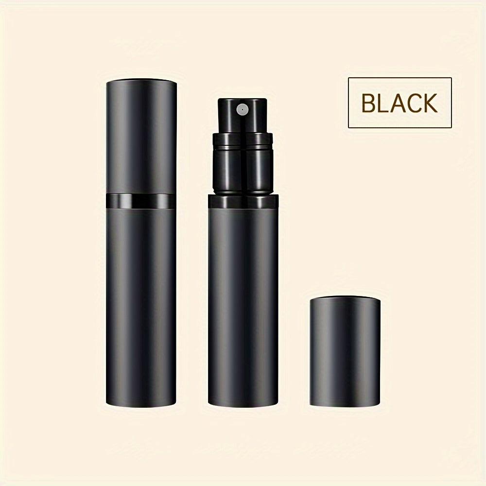 5ml Aluminum Alloy Travel Perfume Bottle with Nano Mist Nozzle and Two Conversion Heads